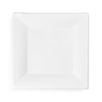 10" Square Plate | White Sugarcane