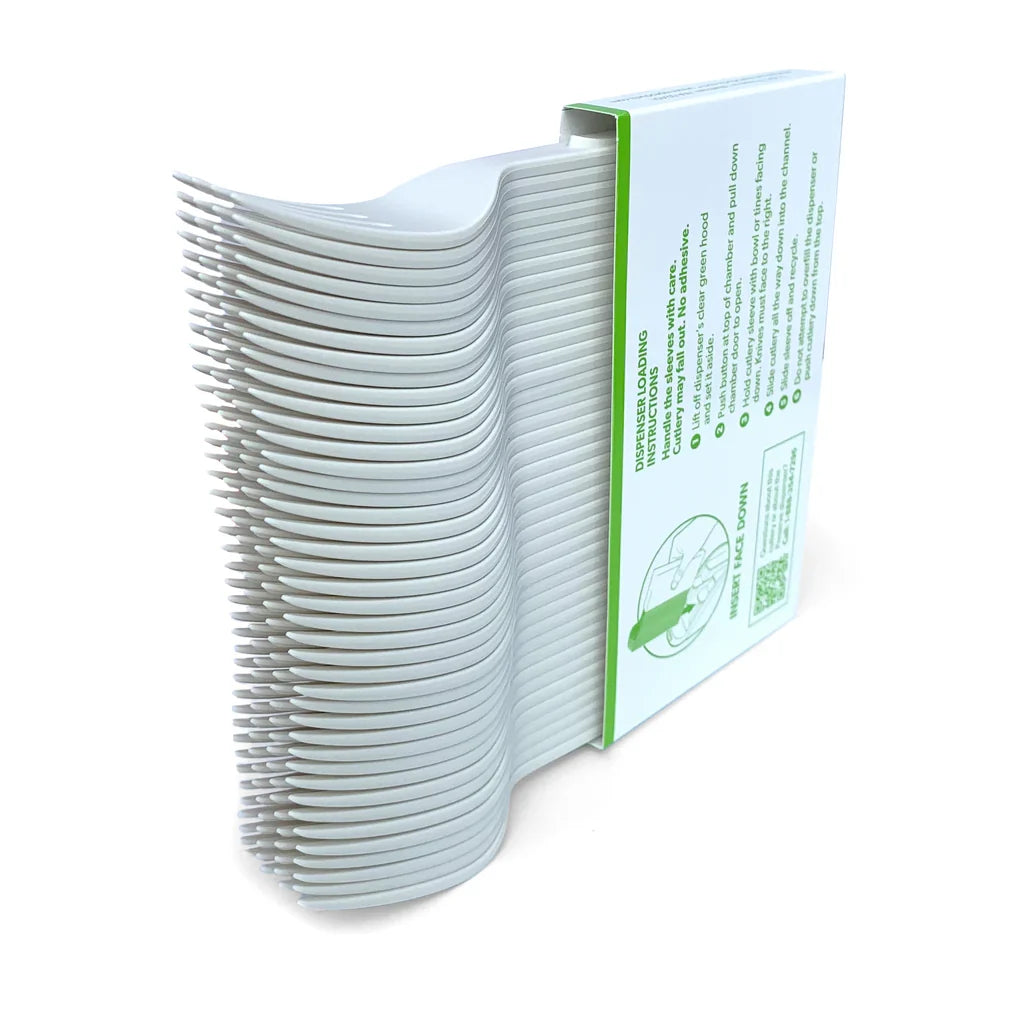 6" Compostable Fork | Preserve® | White