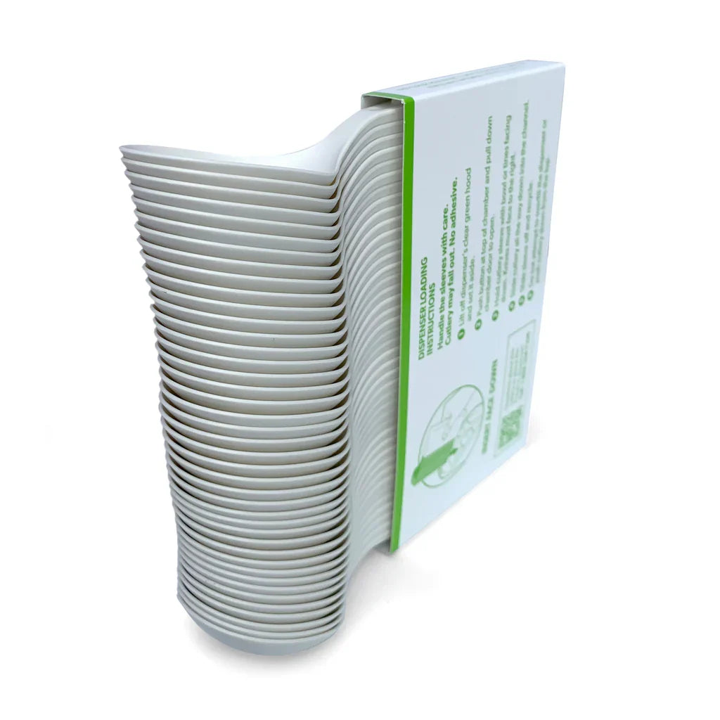 6" Compostable Spoon | Preserve® | White