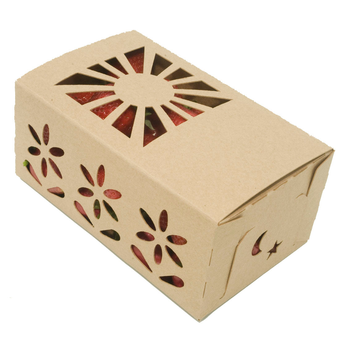 1 Quart Kraft Produce Container | Vented | Compostable & Recyclable