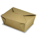 75 oz Recycled Kraft Paper Food Box | #4 Size