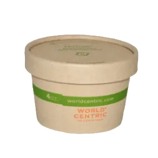 4 oz No Tree® Paper Portion Cups with Lids | Fiber | Set of 100