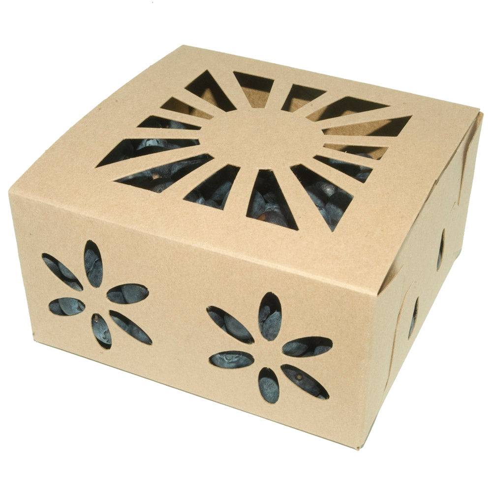 1 Pint Kraft Produce Container | Vented | Compostable & Recyclable