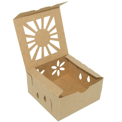 1 Pint Kraft Produce Container | Vented | Compostable & Recyclable