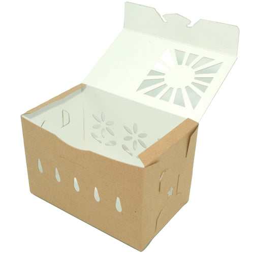 1.5 Tall Quart Kraft Produce Container | Reversible & Vented | Compostable & Recyclable