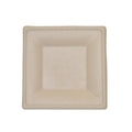 8" Square Plate | Compostable | Natural Fiber
