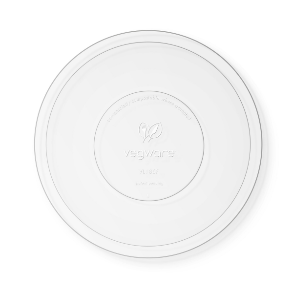 Lid for 24-48 oz Bon Appetit Bowls | Clear PLA | 185-Series