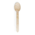 6" Compostable Birch Wood Spoon | Vegware®