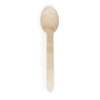 6" Compostable Birch Wood Spoon | Vegware®