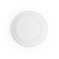 Lid for 4 oz Hot Cups | White | Compostable CPLA