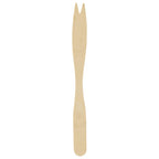 5.5" Two Pronged Wooden Fork | Compostable
