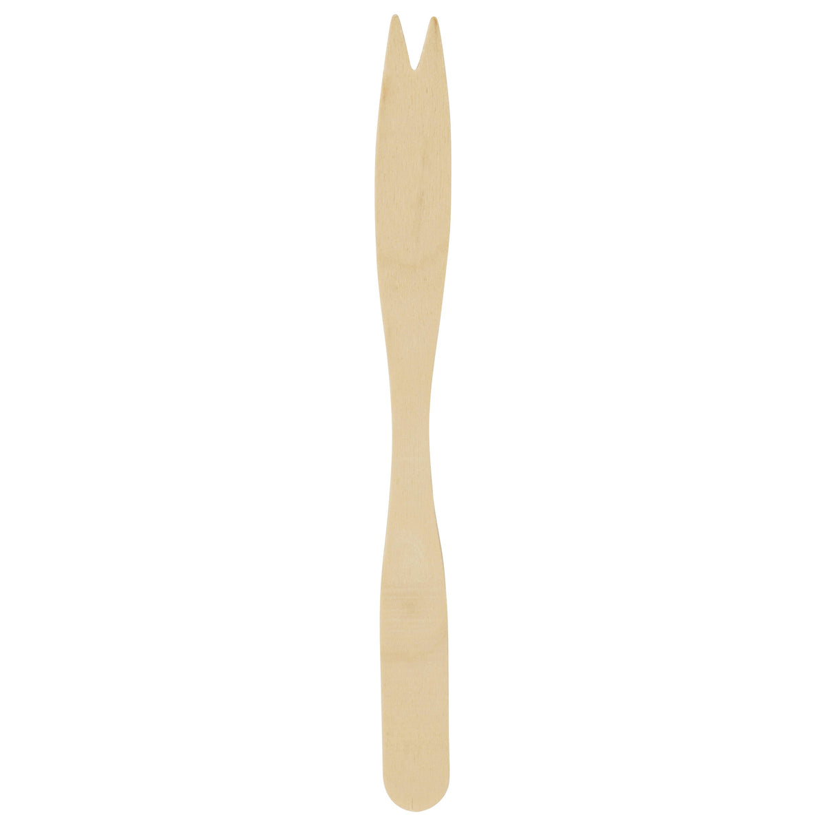 5.5" Two Pronged Wooden Fork | Compostable