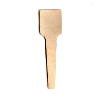 2.75" Wooden Tasting Spoon | Square End | Home Compostable